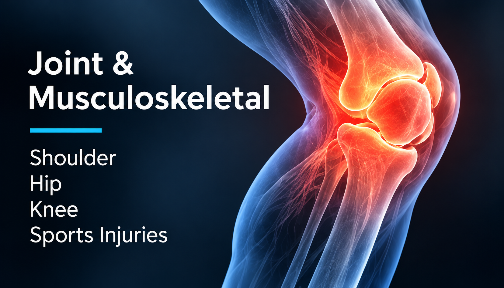 Joint and musculoskeletal conditions affecting the shoulder, hip and knee